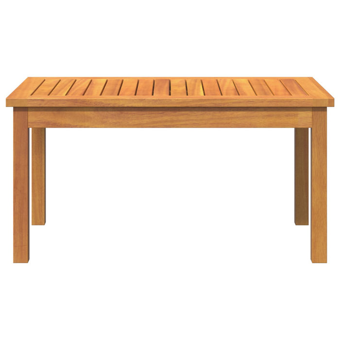 Coffee Table 75X40X38 Cm Solid Wood Acacia Aoblalt