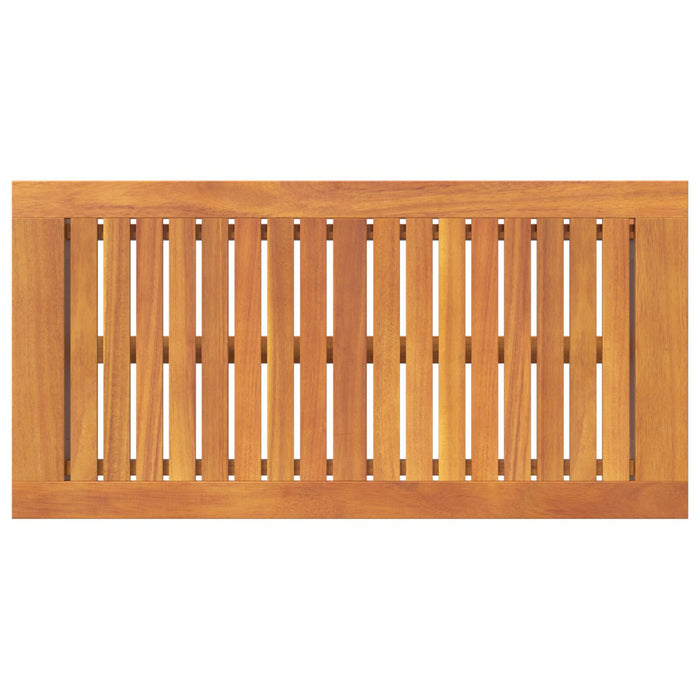 Coffee Table 90X45X40 Cm Solid Wood Acacia Aoblapt