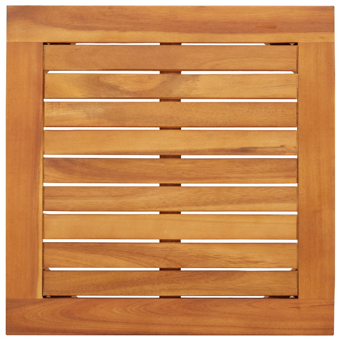 3 Piece Garden Bistro Set With Cushions Solid Wood Acacia Aoblpno