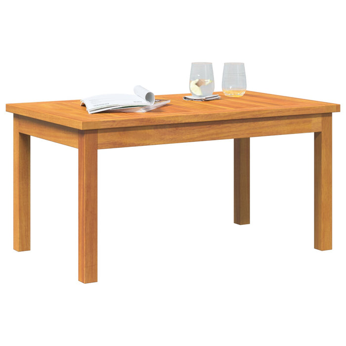 Coffee Table 75X40X38 Cm Solid Wood Acacia Aoblalt