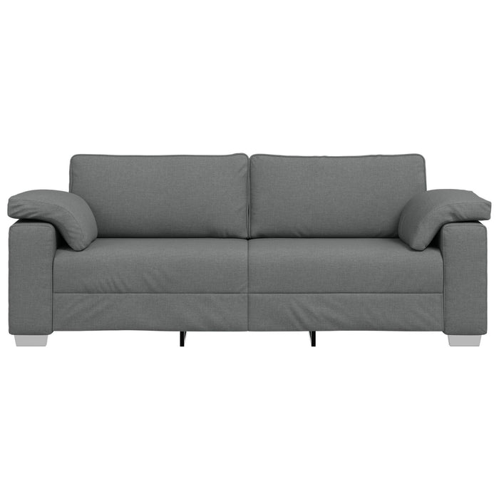 3-Seater Couch Dark Grey 178 Cm Fabric Aobpxtn
