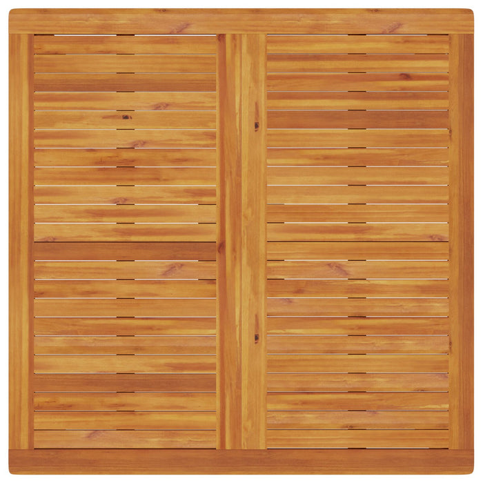 3 Piece Garden Dining Set - Solid Acacia Wood Ttiplio