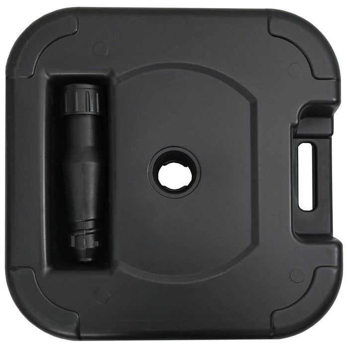 Outdoor Parasol Base - 28 Kg Of Sand Or 24 L Of Water Axbblkxn