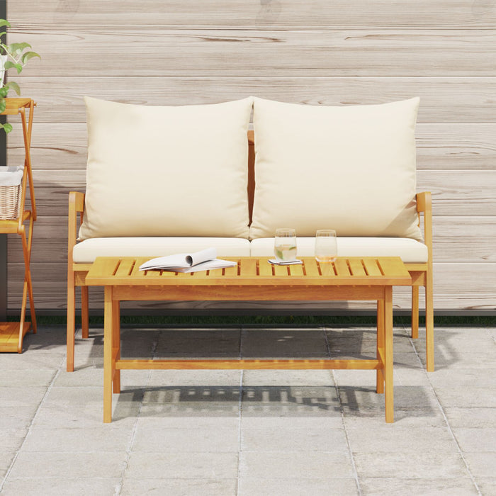 Coffee Table 90X45X40 Cm Solid Wood Acacia Aoblapt