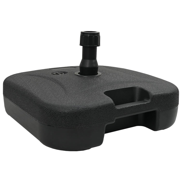 Outdoor Parasol Base - 28 Kg Of Sand Or 24 L Of Water Axbblkxn