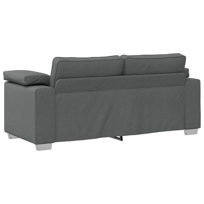 Loveseat Sofa In Dark Grey, 140 Cm Fabric Aobpxxn