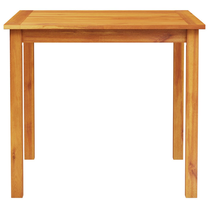 3 Piece Outdoor Dining Set - Solid Acacia Wood Ttipllk