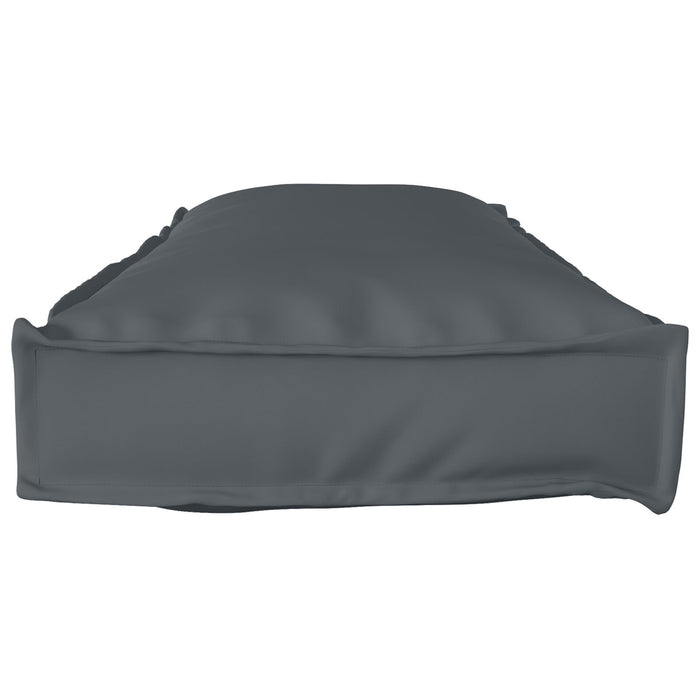 Outdoor Cushion Anthracite Polyester Standard Removable Covers Axbbolkn