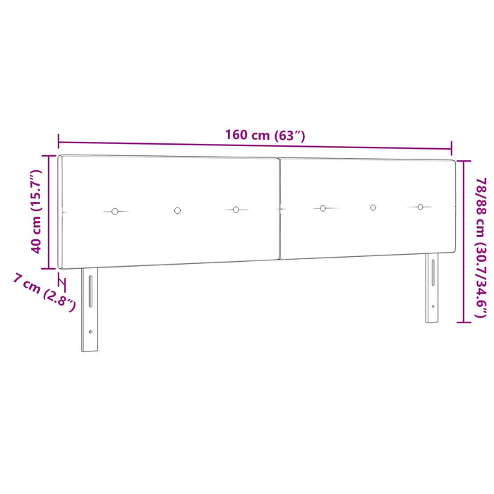 Queen Size Headboard Button Tufted Dark Grey 160 Cm Fabric Axbbiola