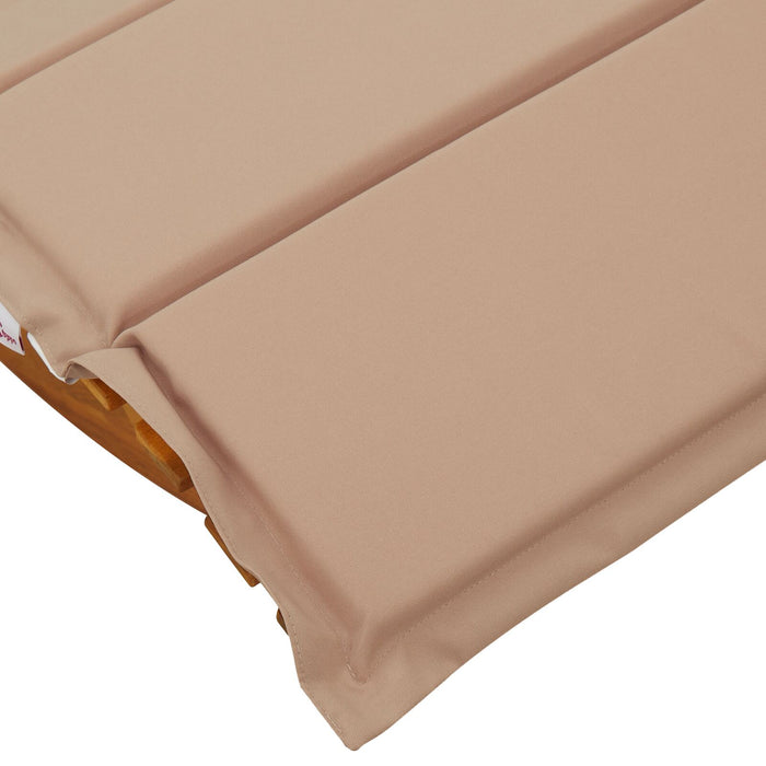 Sun Lounger Set Of 2 Taupe Solid Acacia Wood Standard Ergonomic Ttxkoti