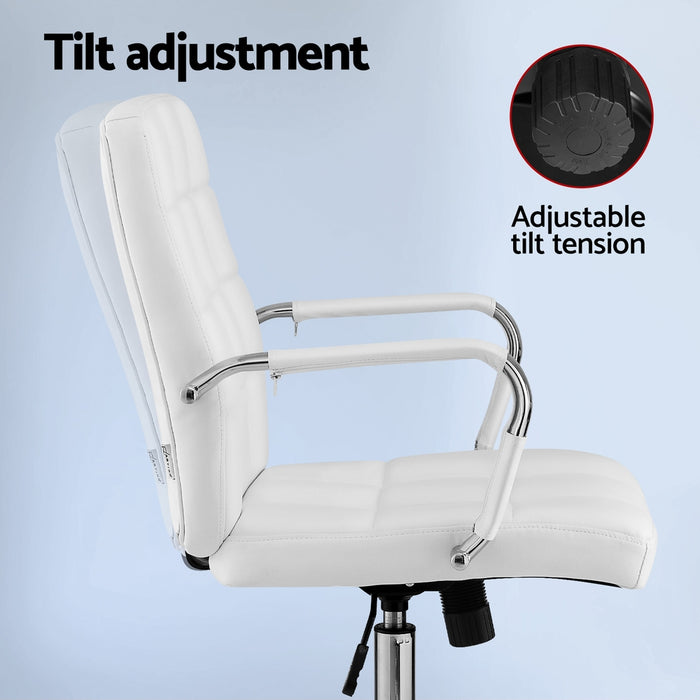 PU Leather Padded Office Chair