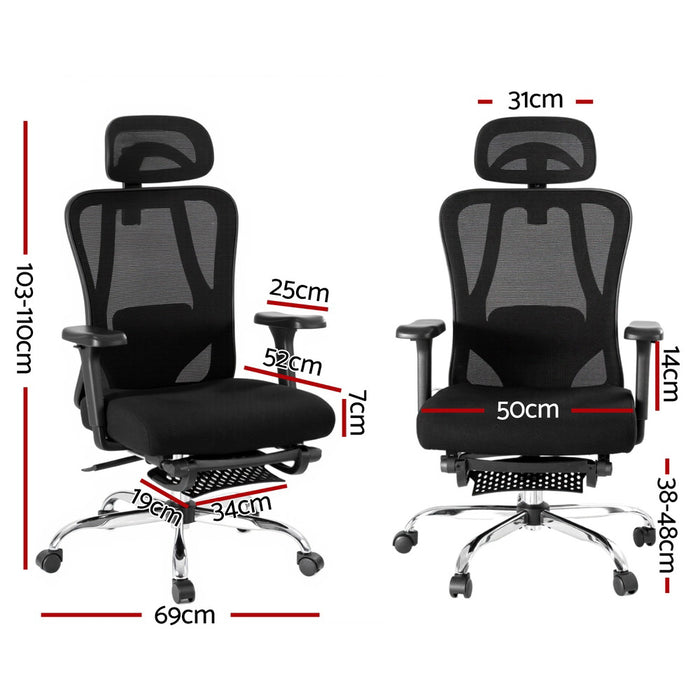 Ergonomic Mesh Office Chair Black