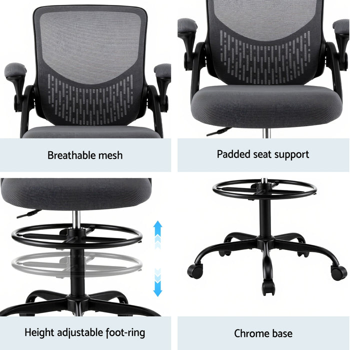 Breathable Drafting Office Computer Chair