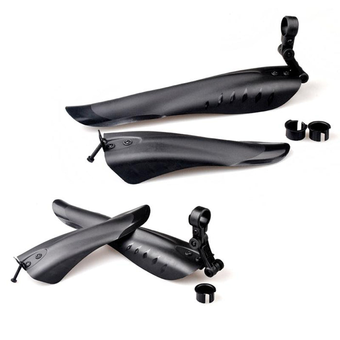 Black Dovetail Fenders For Mountain Road Bikes