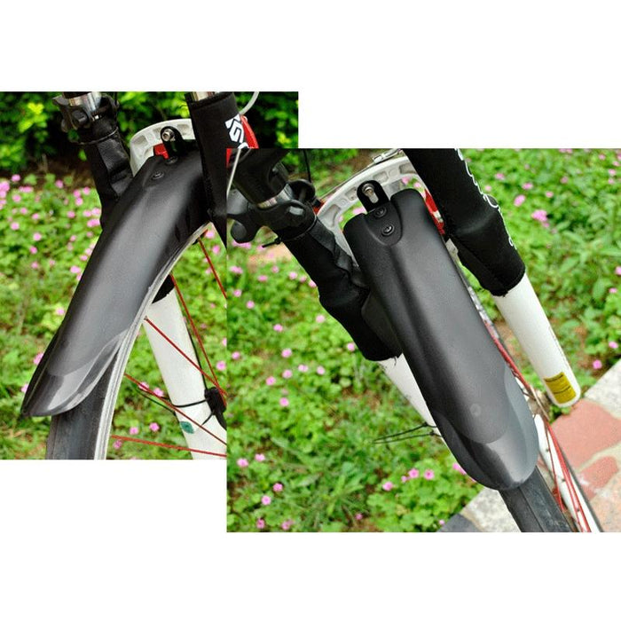 Black Dovetail Fenders For Mountain Road Bikes