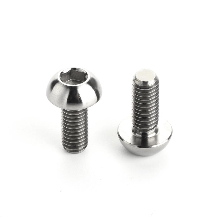 2-Pack Titanium M5 12Mm Bike Bottle Cage Screws