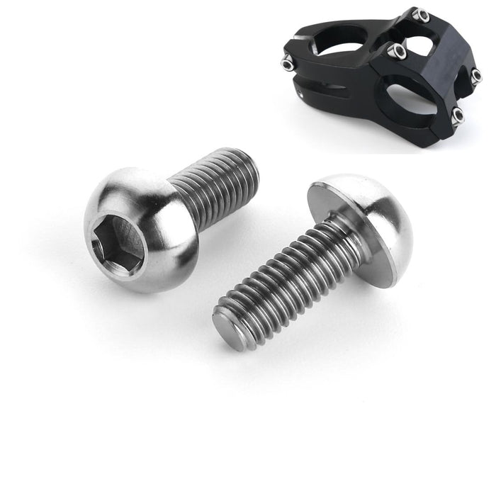 2-Pack Titanium M5 12Mm Bike Bottle Cage Screws