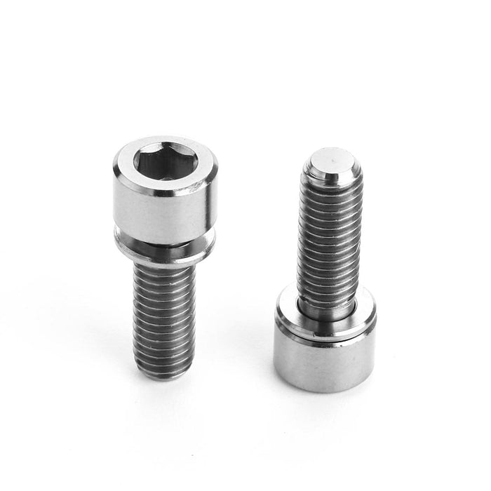 2-Pack Titanium M5 15Mm Bottle Cage Screws For Bikes