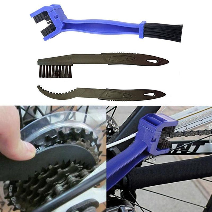 2-Piece Bike Chain Cleaning Brush Set
