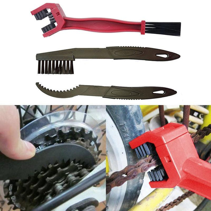 2-Piece Bike Chain Cleaning Brush Set