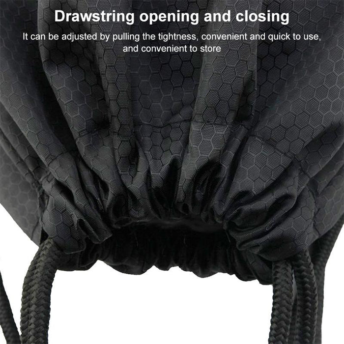 Waterproof Outdoor Football Grid Texture Oxford Backpack 45X35Cm