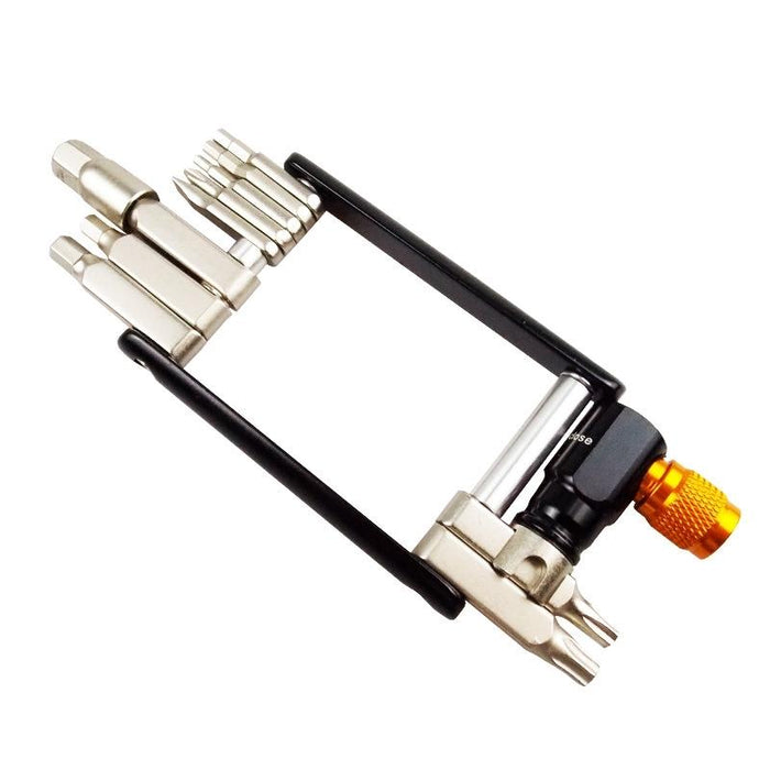 14-In-1 Folding Screwdriver & Wrench Tool Kit