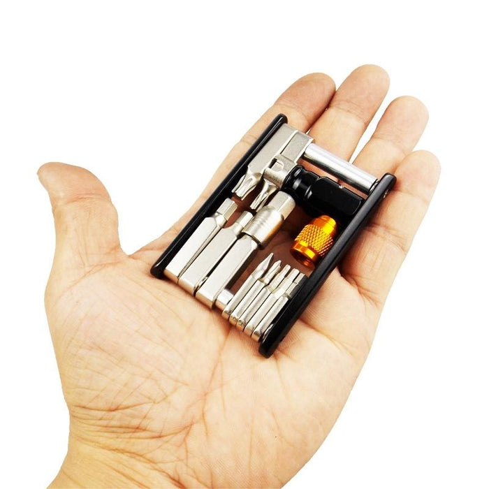 14-In-1 Folding Screwdriver & Wrench Tool Kit