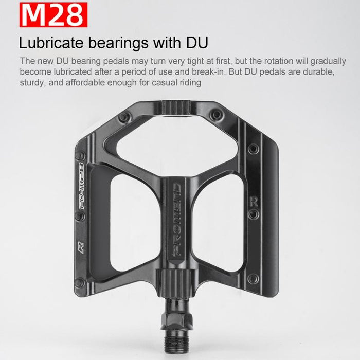 Aluminum Alloy Du Bearings Bike Pedals