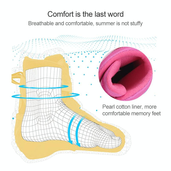 Adjustable Full Flash Children Double Row Four-Wheel Roller Skating Shoes - Size S