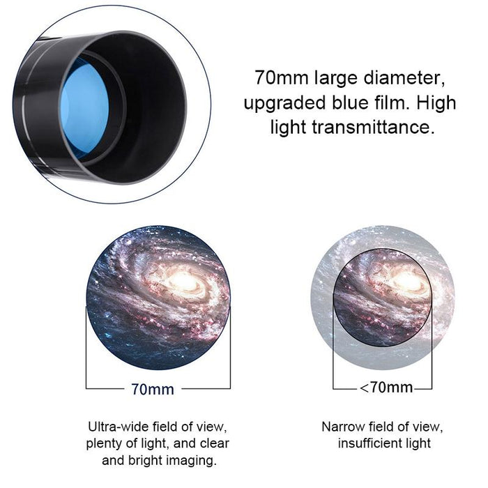 Wr852 16X/66X70 High Definition High Times Astronomical Telescope With Tripod