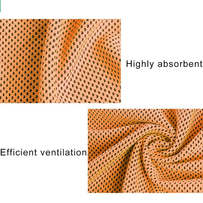 2 Pcs Microfiber Fabric Gym Sports Towel Enduring Ice Towel - Size 30*100Cm