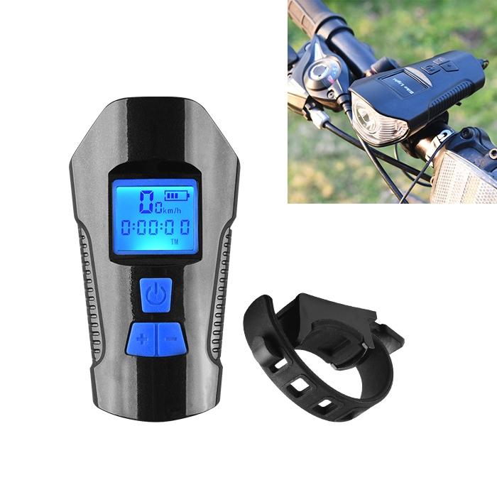 350Lm Waterproof Bike Light With Speaker & Stopwatch