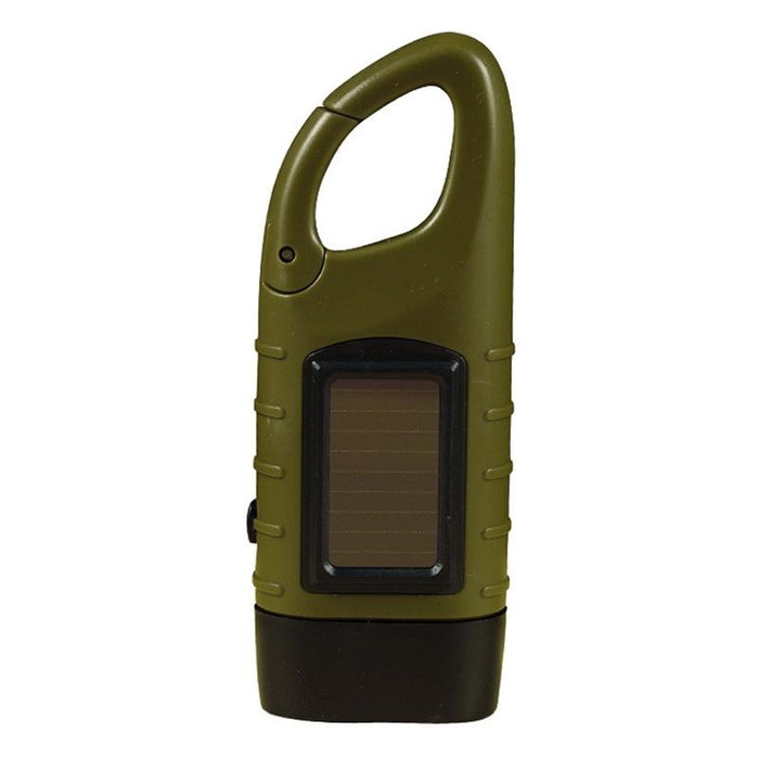 Outdoor Solar Hand-Crank Led Flashlight