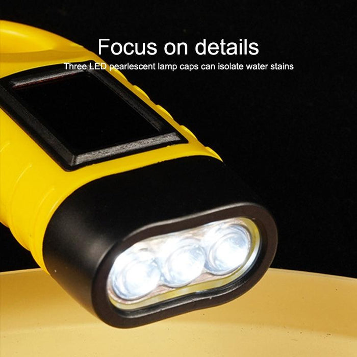 Outdoor Solar Hand-Crank Led Flashlight