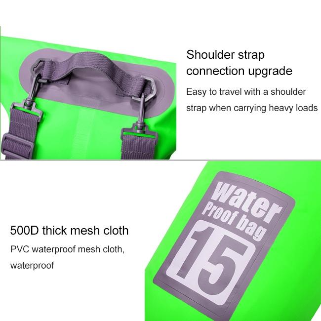 Waterproof Dual Shoulder Dry Bag 50L Capacity