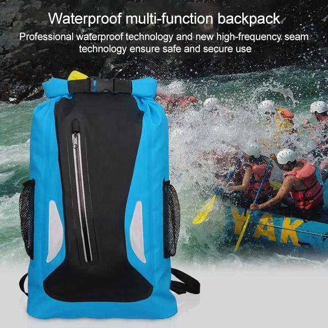 25L Outdoor Waterproof Dual Shoulder Strap Dry Bag Pvc Barrel Design