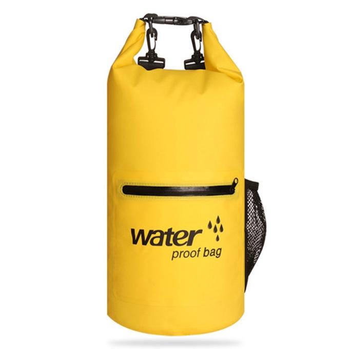 Waterproof Dual Shoulder Bag 20L Pvc Dry Sack For Outdoor Adventures