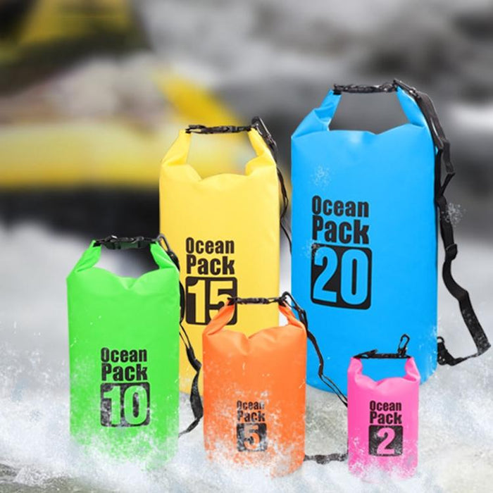 Waterproof Outdoor Dry Bag 2L Pvc Barrel Bag For Ultimate Protection