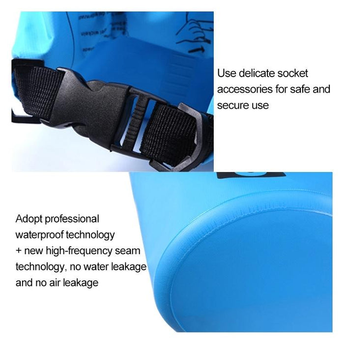 Waterproof Outdoor Dry Bag 2L Pvc Barrel Bag For Ultimate Protection