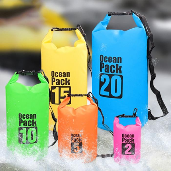 Waterproof Double Shoulder Bag Dry Sack 20L Capacity