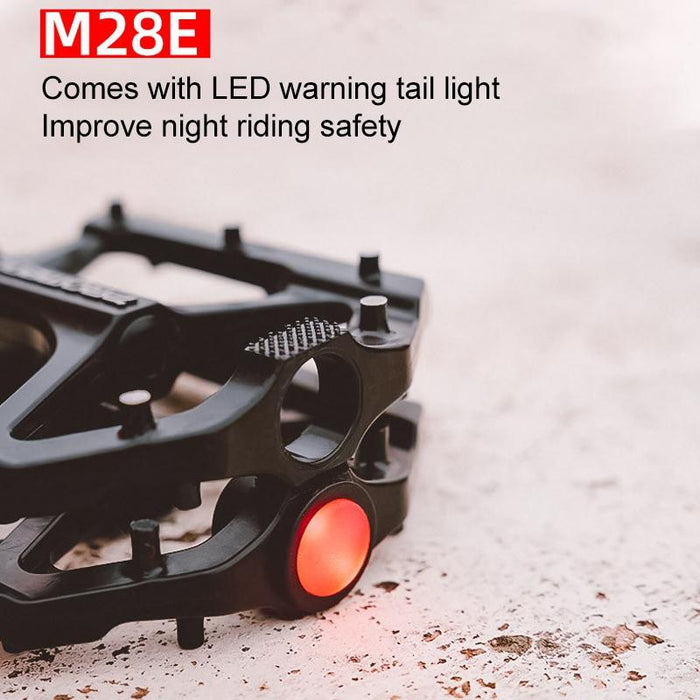 Aluminum Alloy Du Bearings Led Bike Pedals