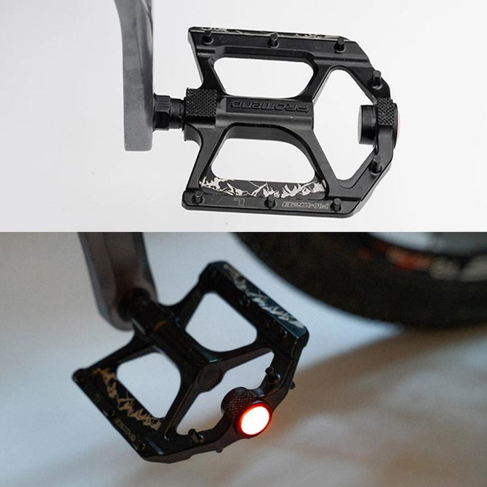 Aluminum Alloy Du Bearings Led Bike Pedals