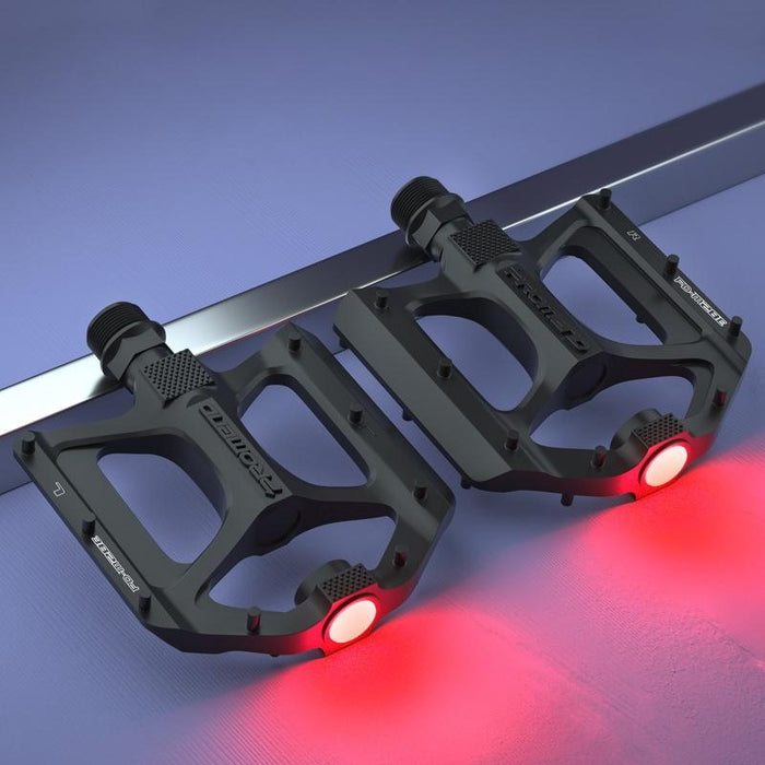 Aluminum Alloy Du Bearings Led Bike Pedals