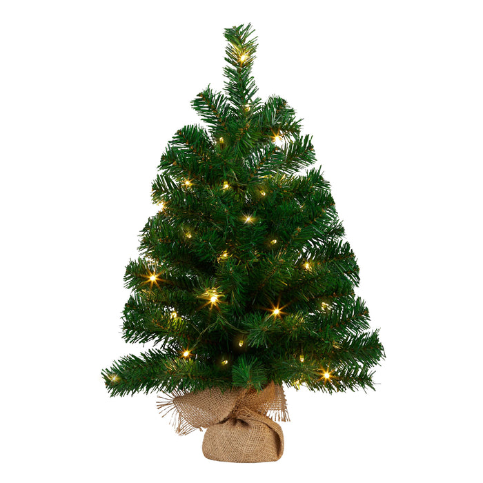 61Cm Pre-Lit Tabletop Christmas Tree