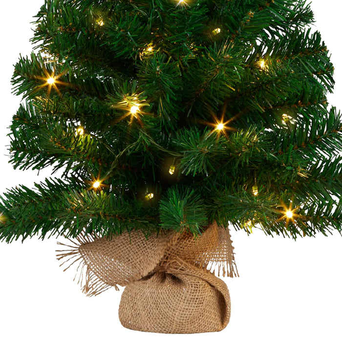 61Cm Pre-Lit Tabletop Christmas Tree