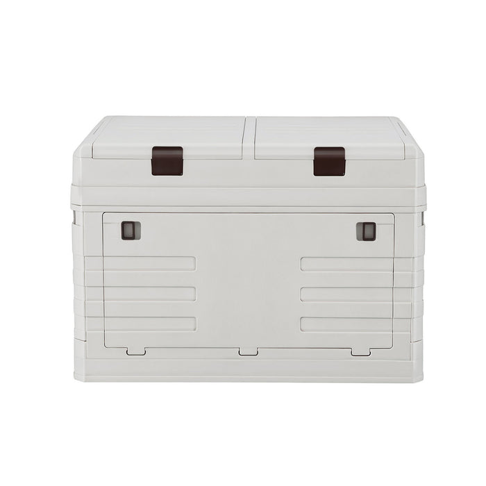 80L Outdoor Storage Box Foldable Camping Collapsible Bins Organizer