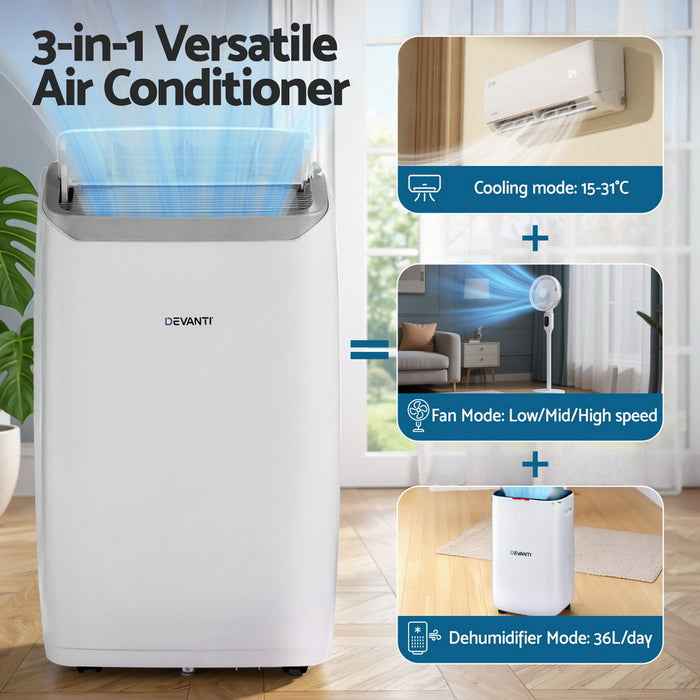 Portable Air Conditioner Dehumidifier Fan 14000Btu