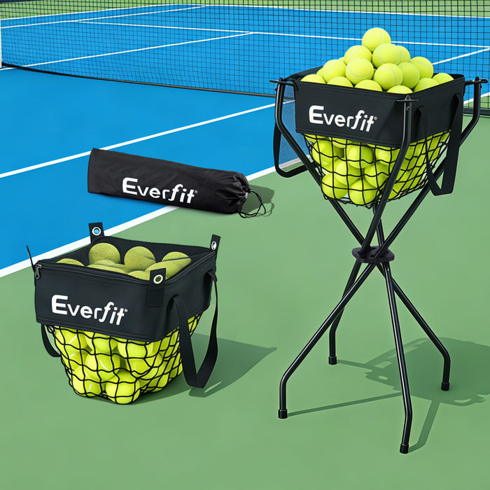 Portable Ball Cart Foldable Pickleball Tennis Baseball Softball