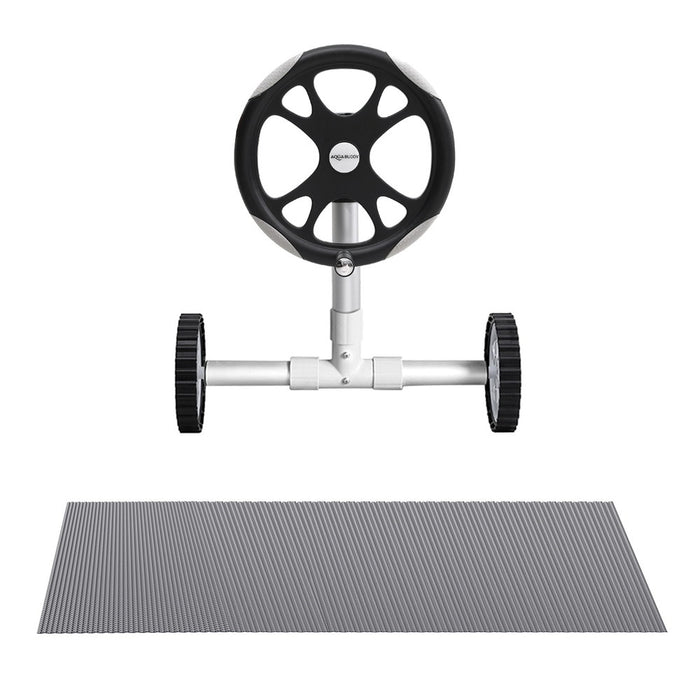 Pool Cover 600 Micron Solar Heat Blanket Ldpe 10.5X4.2M W/ 5.55M Roller