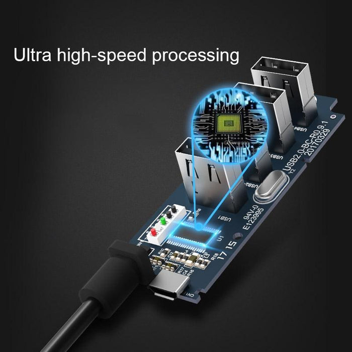 4-Port Usb 3.0 Desktop Hub With Micro Usb Cable